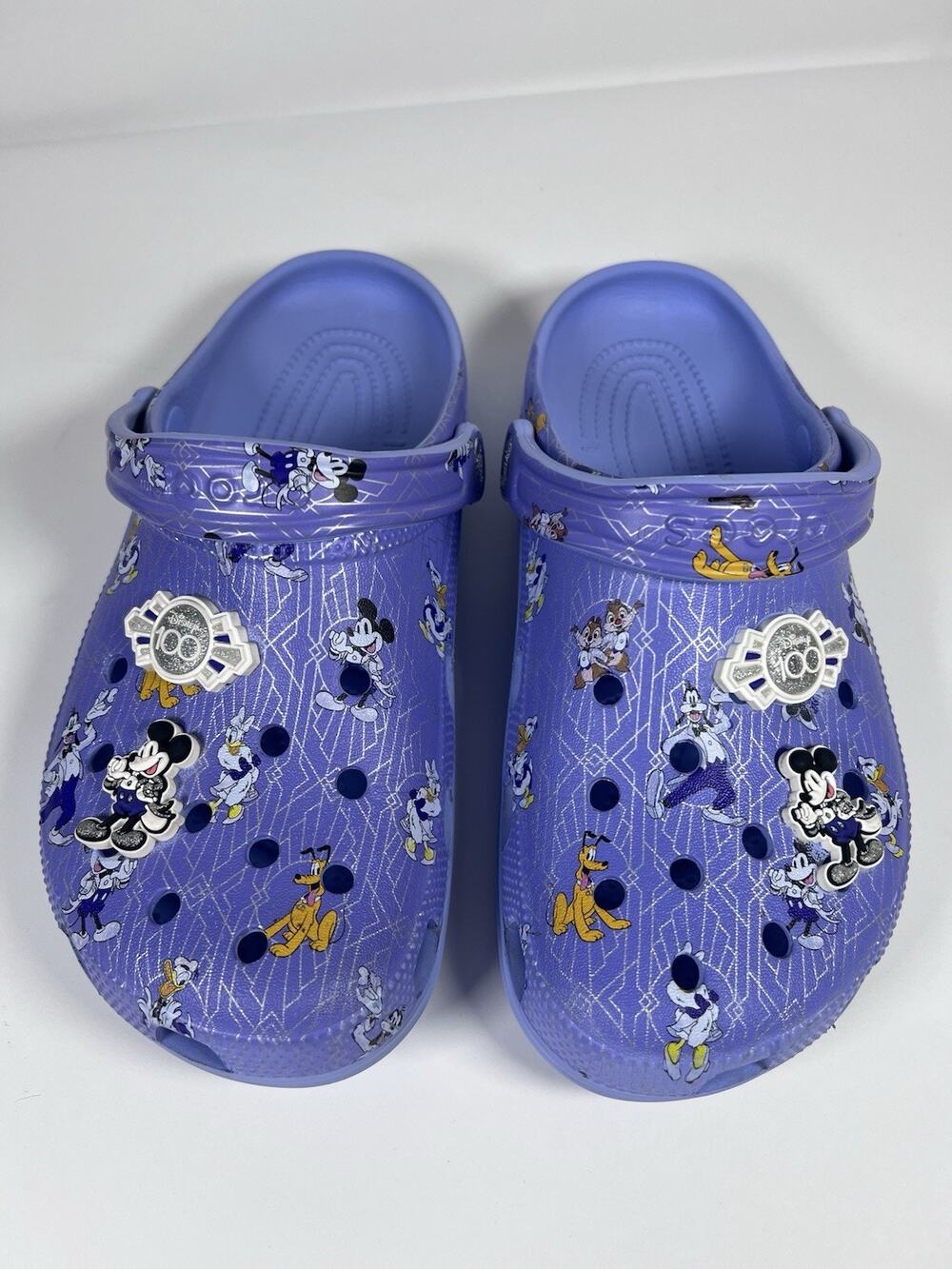 Disney Parks Crocs Disney 100 Purple Men 8 Women 10 Mickey Clogs
